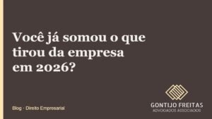 Você já somou o que tirou da empresa em 2026?